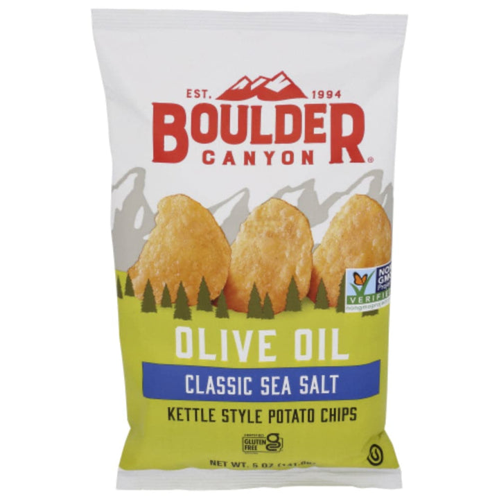 Boulder Canyon - Kettle Cooked Potato Chips Olive Oil Sea Salt, 5 oz