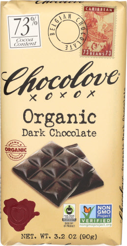 Chocolove - Organic Dark Chocolate Bar, 3.2 Oz (Pack Of 12)