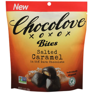 Chocolove - Salted Caramel Dark Chocolate Bites, 3.5 Oz