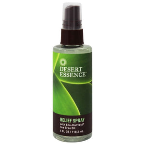 Desert Essence - Tea Tree Oil Relief Spray, 4 Floz