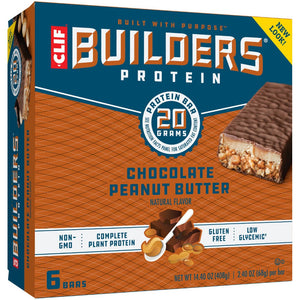 Clif - Protein Bars Chocolate Peanut Butter 6 Pack, 14.4 Oz (Pack of 6)