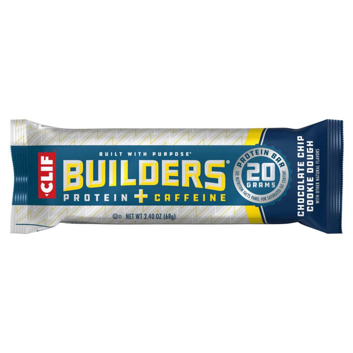 Clif Builder - Chocolate Chip Cookie Dough Bar, 2.4 Oz (Pack Of 12)