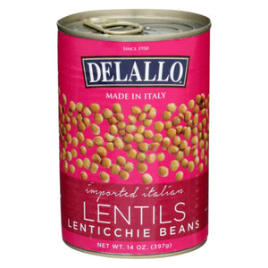 Delallo - Organic Lentil Beans, 14 oz