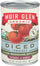 Muir Glen Diced Tomatoes Basil Garlic 14.5 Oz - Pack of 12