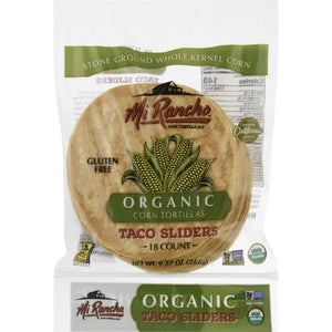 Mi Rancho - Sliders Taco Organic, 18 Count, 9.37 Oz