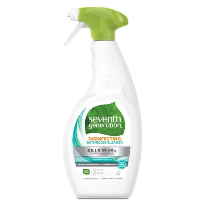 Seventh Generation - Lemongrass Bathroom Cleaner, 26 Oz (Pack of 8)