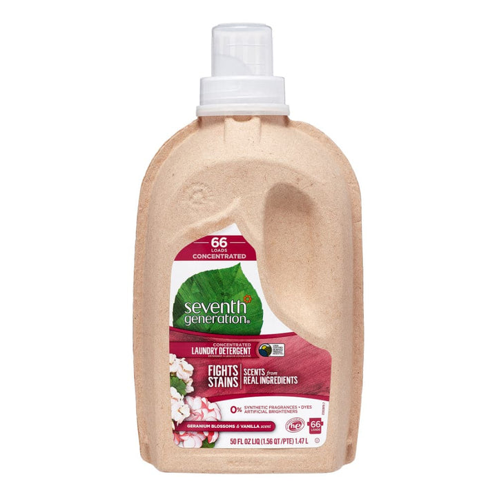 Seventh Generation - Concentrated Liquid Laundry Detergent Geranium Flowers & Vanilla