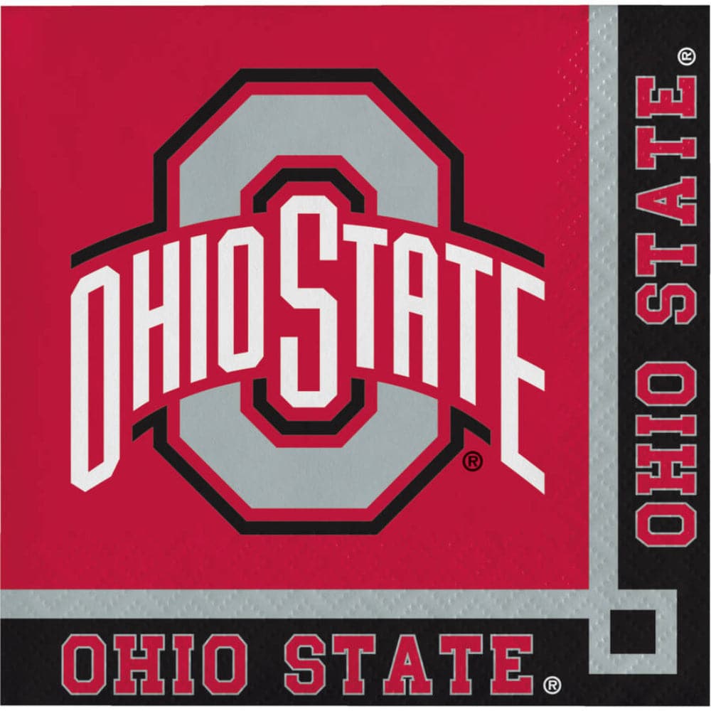 Creative Converting - Ohio State Beverage Napkin
