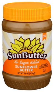 Sunbutter Natural Nut Butter No Sgr Added 16 Oz - (Pack of 6)