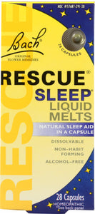 NELSON BACH RESCUE LIQ MELTS 28 CP - Pack of 1