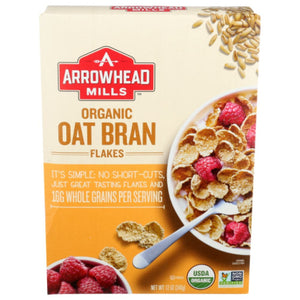 Arrowhead Mills - Organic Cereal Oat Bran Flakes, 12oz