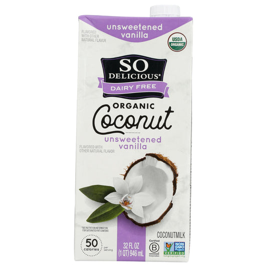 So Delicious - Coconut Milk - Vanilla, 32fo (Pack of 12)