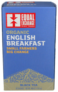 Equal Exchange - Tea Englsh Breakfast Org 20 Bg - Pack of 6