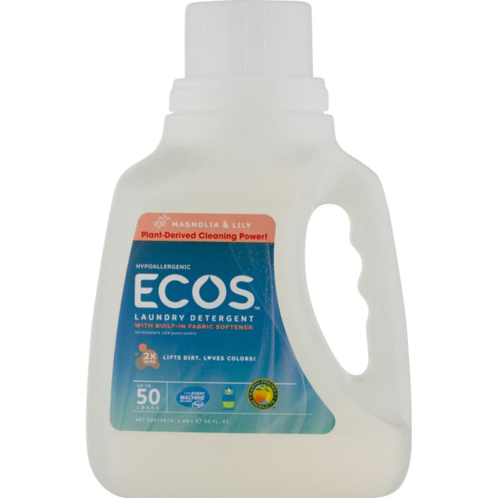 Ecos - Hypoallergenic Laundry Detergent, Magnolia & Lily, 1.48 L