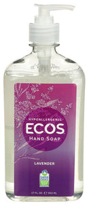 Ecos - Hand Soap, Lavender, 17 oz - Pack of 6