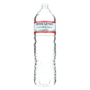 Crystal Geyser - Alpine Spring Water Natural, 1.5 Ltr