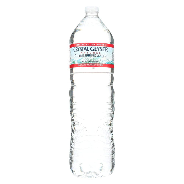 Crystal Geyser - Alpine Spring Water Natural, 1.5 Ltr