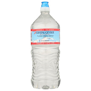 Crystal Geyser - Alpine Spring Water Sport Cap, 1 Ltr