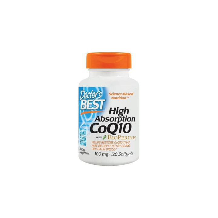 Doctor'S Best - High Absorption Coq10 With Bioperine 100 Mg, 120 Softgel