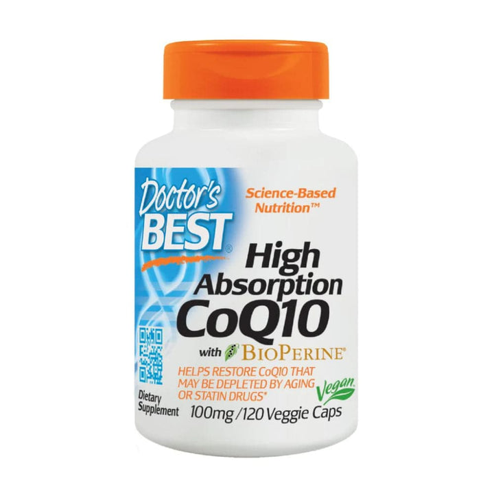 Doctor'S Best - High Absorption Coq10 With Bioperine 100 Mg, 120 Capsules