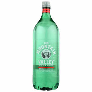 Mountain Valley - Spring Water PET, Flat Cap, 1.5 L | Pack of 12