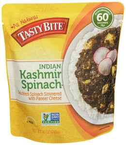 Tasty Bite Entree Kashmir Spinach 10 Oz - Pack Of 6