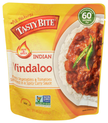 Tasty Bite Entree Pouch Vindaloo 10 Oz - Pack Of 6