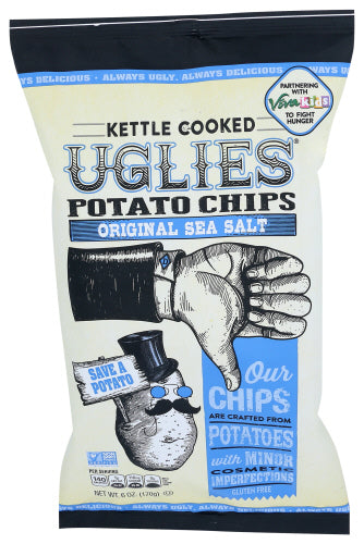 Uglies Chip Kettle Sea Salt 6 Oz - Pack Of 12