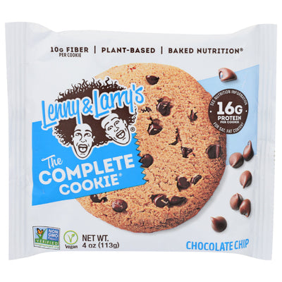 Lenny & Larrys - Complete Cookie - Chocolate Chip, 4oz (Pack of 12)