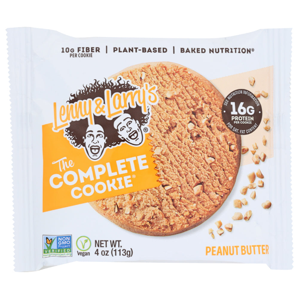 Lenny & Larrys - Complete Cookie - Peanut Butter, 4oz (Pack of 12)