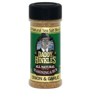 Daddy Hinkle'S - Rub & Seasoning Onion & Garlic, 4.3 Oz