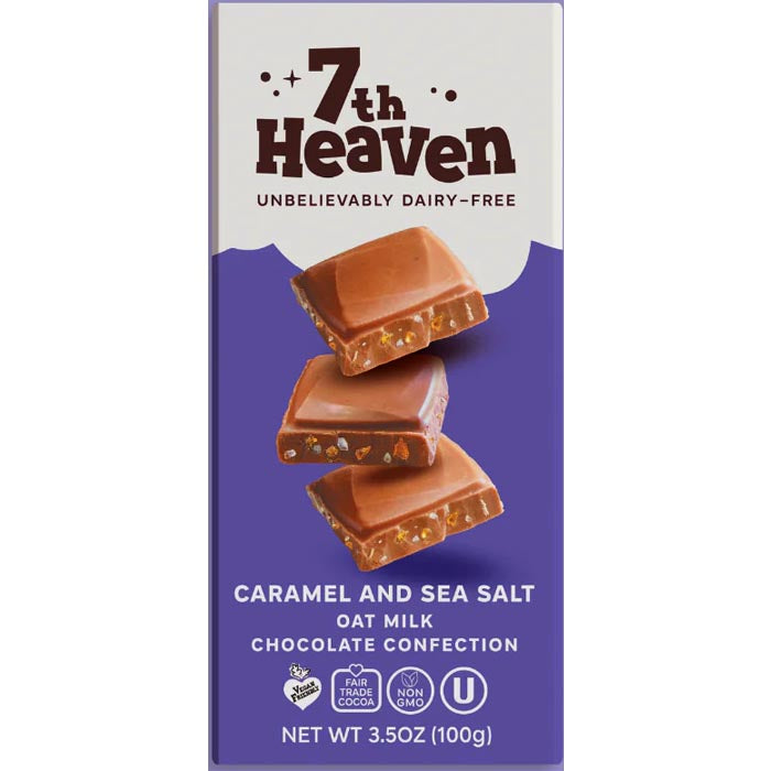 7th Heaven - Caramel & Sea Salt Chocolate Bar