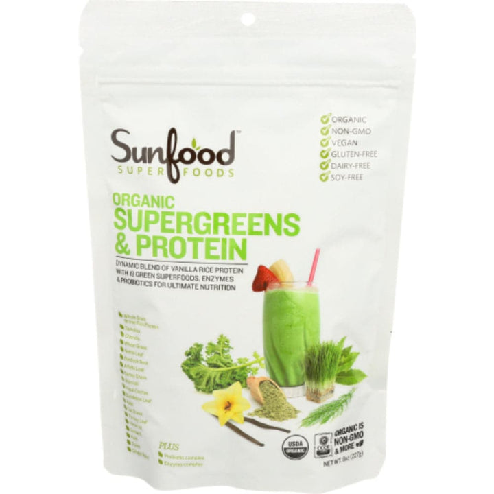 Sunfood Superfoods - Organic Supergreens & Protein