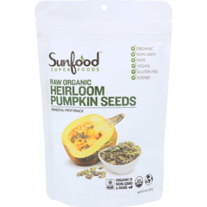 Sunfood Superfoods - Organic Heirloom Pumpkin Seeds