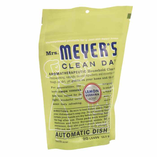 Mrs Meyers Clea - Dishwasher Packets - Lemon Verbena, 12.7oz (Pack of 6)