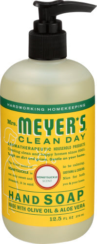 Mrs Meyers Clea - Hand Soap - Honeysuckle, 12.5oz (Pack of 3)