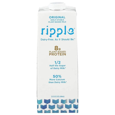 Ripple - Plant Milk - Original, 32fo (Pack of 6)