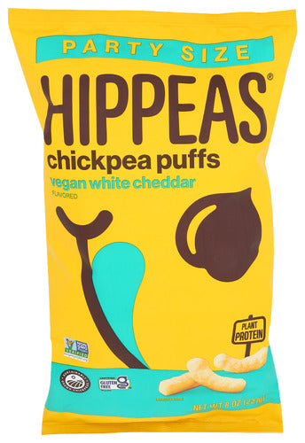 HIPPEAS - Chickpea Puffs Vegan White Cheddar, 8oz