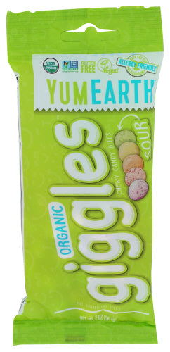 Yumearth Candy Giggles Sour Grab & Go 2 Oz - Pack Of 12