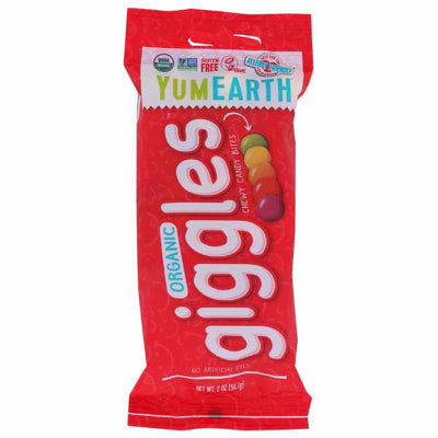 YumEarth - Giggles Green Apple & Go Candy, 2 Oz - Pack of 12
