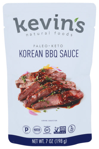 Kevins Natural - Foods Sauce Korean Bbq 7 Oz - Pack Of 12