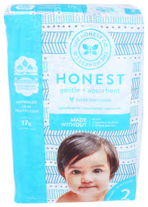 The Honest Company Diapers Size 2 Dots & Dashes (32 Pack) - Pack Of 4