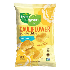 From the Ground up - Cauliflower Chips Sea Salt  3.5 OZ - (Pack of 12)