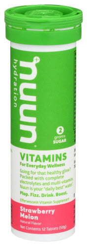 Nuun Vitamin Strawberry Melon 12 Tb - Pack Of 8