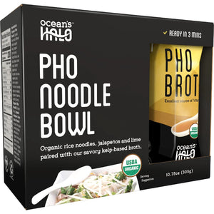 Ocean's Halo - Organic and Vegan Pho Noodle Bowl 10 OZ - (Pack of 6)