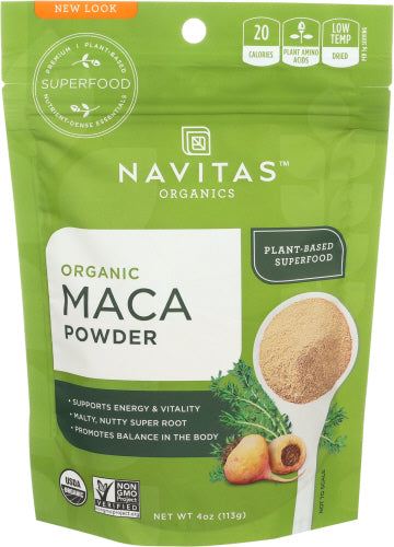 NAVITAS - MACA POWDER ORG 4 OZ - Pack of 1