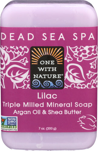 ONE WITH NATURE SOAP BAR LILAC 7 OZ - Pack of 1