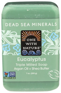 ONE WITH NATURE SOAP BAR EUCALYPTUS 7 OZ - Pack of 1