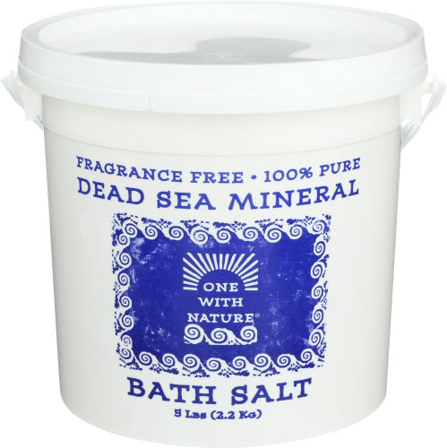 One With Nature Bath Salt Dead Sea Mineral 5 Lb - Pack of 1