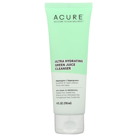 Acure - Cleanser - Green Juice, 4fo (Pack of 1)